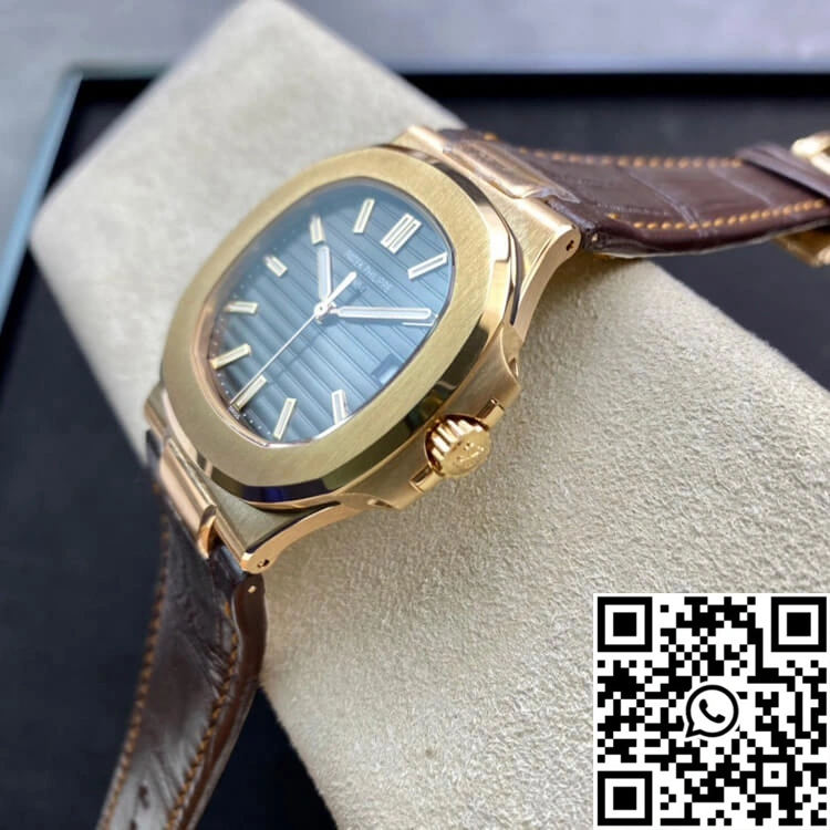 Refined Patek Philippe Nautilus 5711R 3K Factory Rose Gold Grey Dial 570