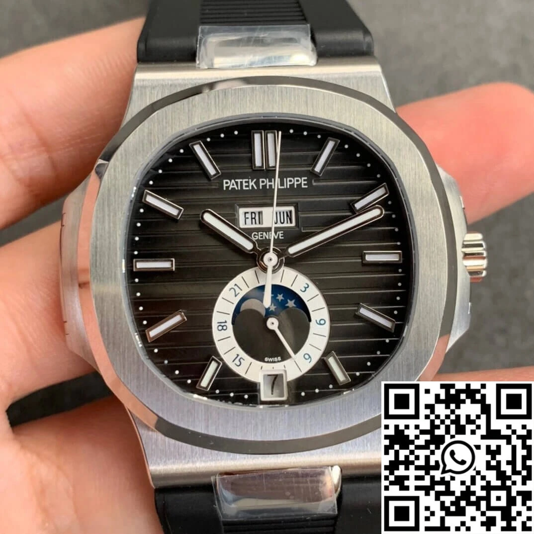 Effortless Patek Philippe Nautilus 5726 Moonphase GR Factory V2 Dark Grey Dial 576