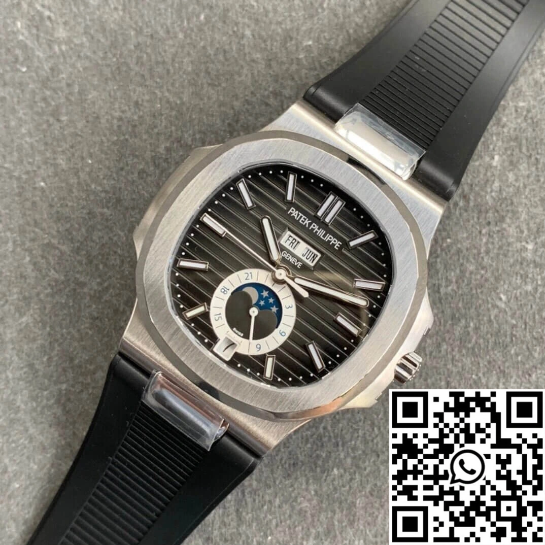 Effortless Patek Philippe Nautilus 5726 Moonphase GR Factory V2 Dark Grey Dial 576