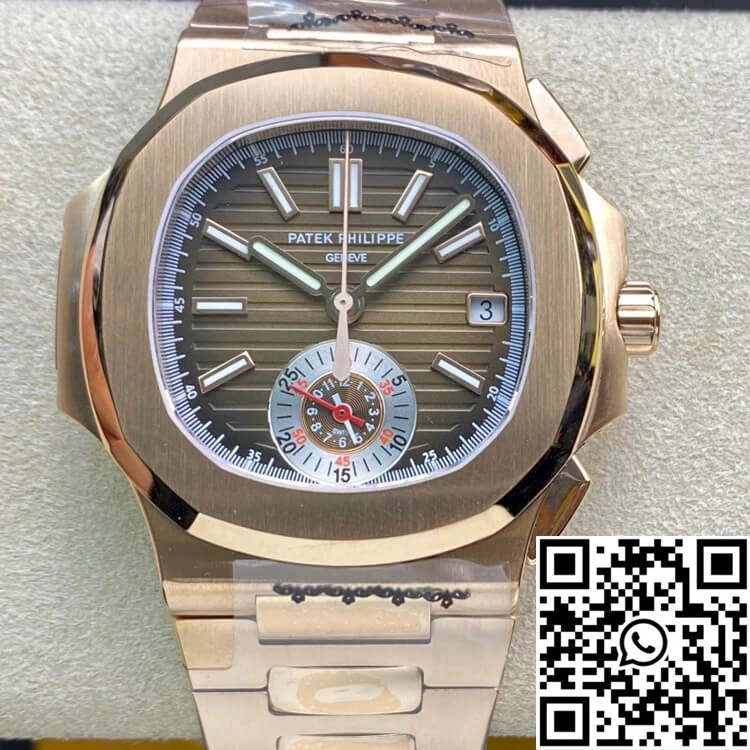 Patek Philippe Nautilus 5980-1R 3K Factory V2 Rose Gold FreshLook 621
