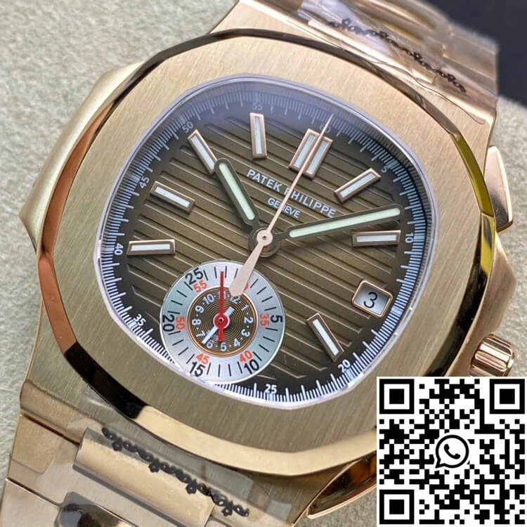 Patek Philippe Nautilus 5980-1R 3K Factory V2 Rose Gold FreshLook 621