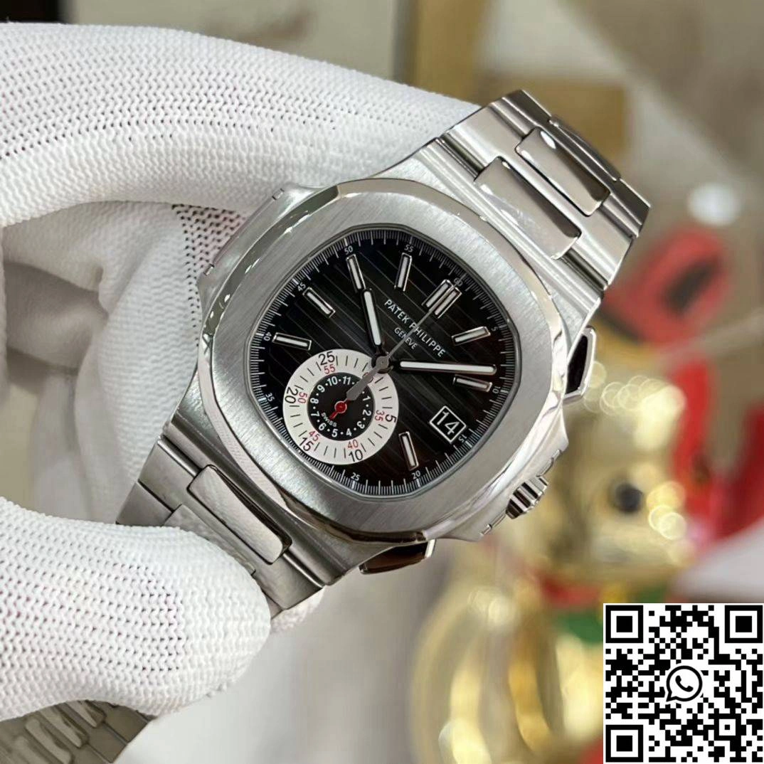 Patek Philippe Nautilus 5980 3K Factory Black Dial Breathable 587