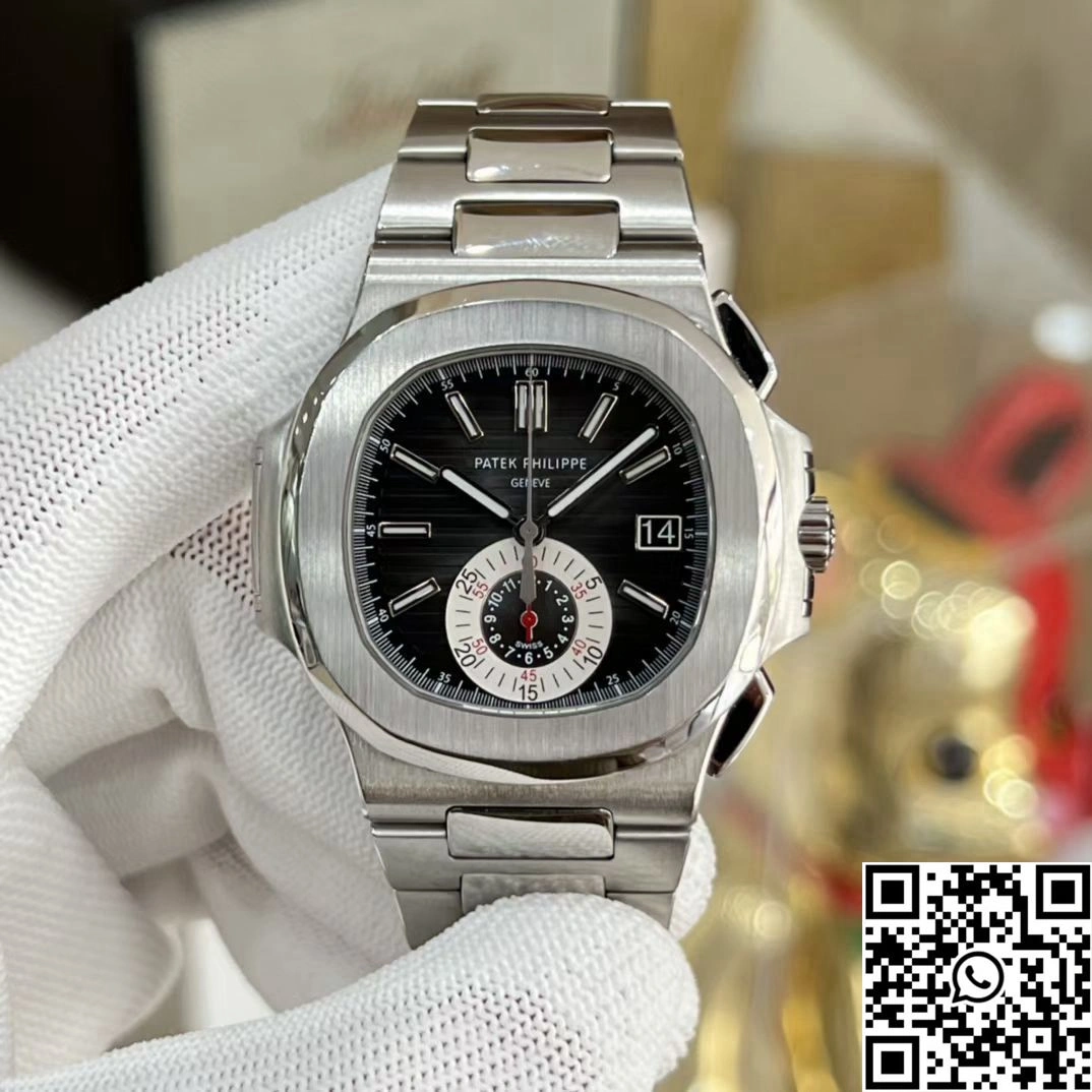 Patek Philippe Nautilus 5980 3K Factory Black Dial Breathable 587