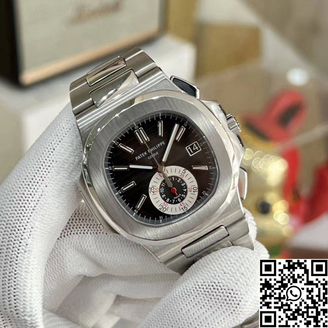 Patek Philippe Nautilus 5980 3K Factory Black Dial Breathable 587