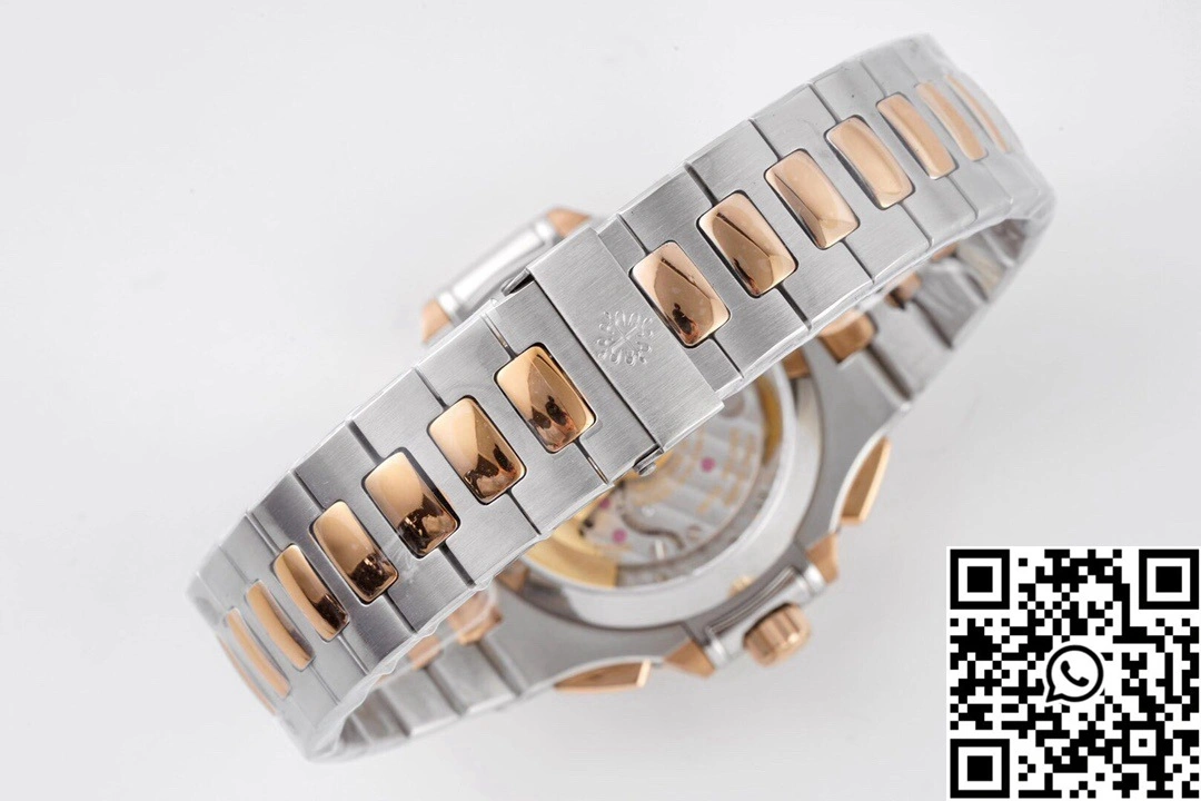 Sustainable Patek Philippe Nautilus 5980 3K Factory Rose Gold Blue Dial 602
