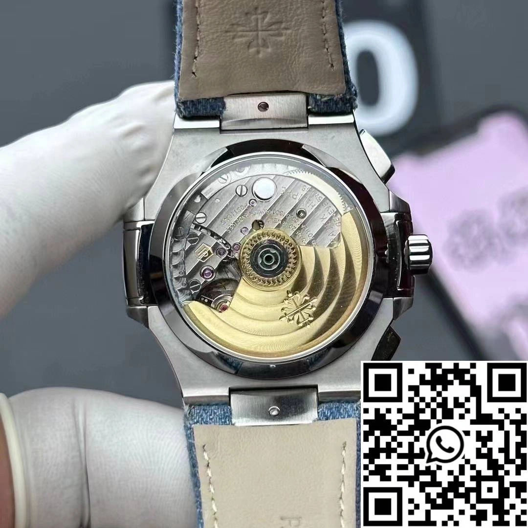 WaterResistant Patek Philippe Nautilus 5980 3K Factory Stainless Steel Blue Dial 580