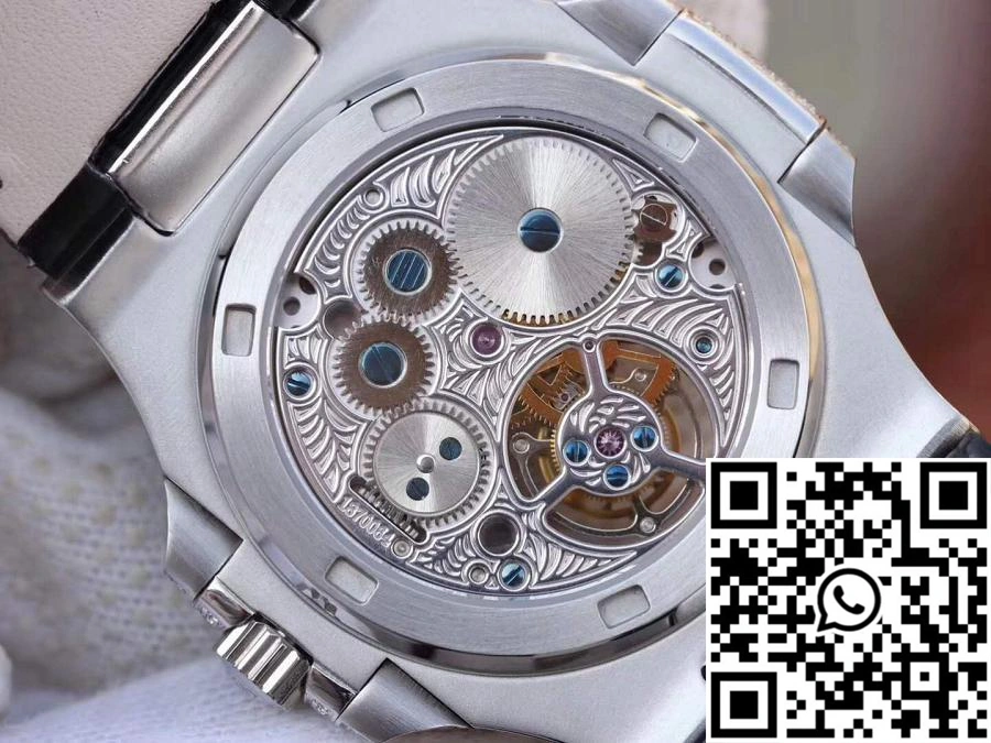 Unique Patek Philippe Nautilus Jumbo 5711 Tourbillon 2018 R8 Factory White Dial 596
