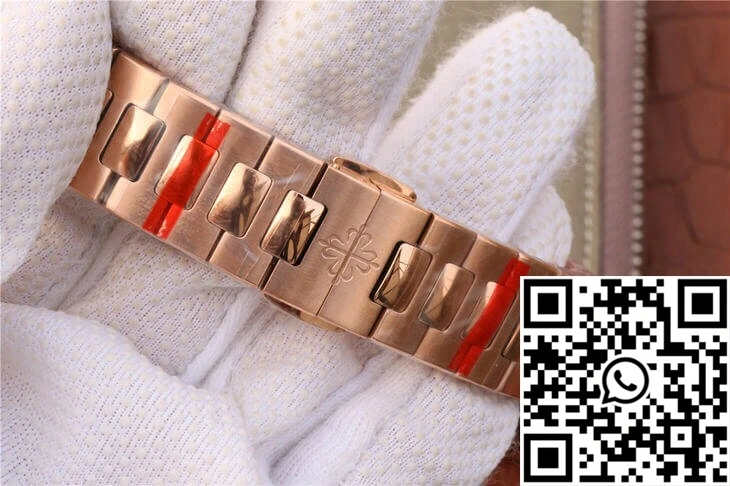 Bright Patek Philippe Nautilus Ladies 7118-1R-010 PF Factory Honey Gold Dial 599