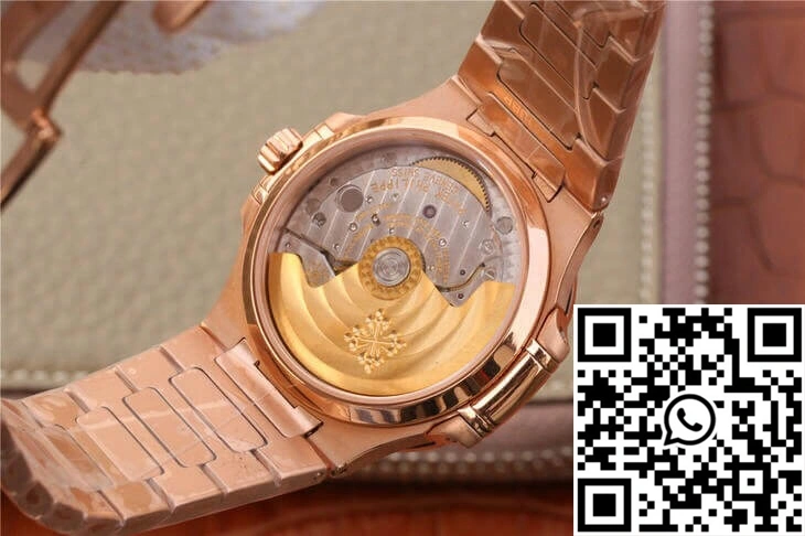 Bright Patek Philippe Nautilus Ladies 7118-1R-010 PF Factory Honey Gold Dial 599