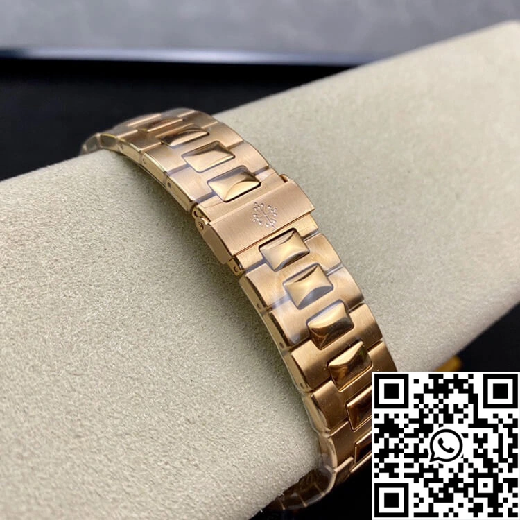 Patek Philippe Nautilus PPF Factory Rose Gold White Dial Timeless 584