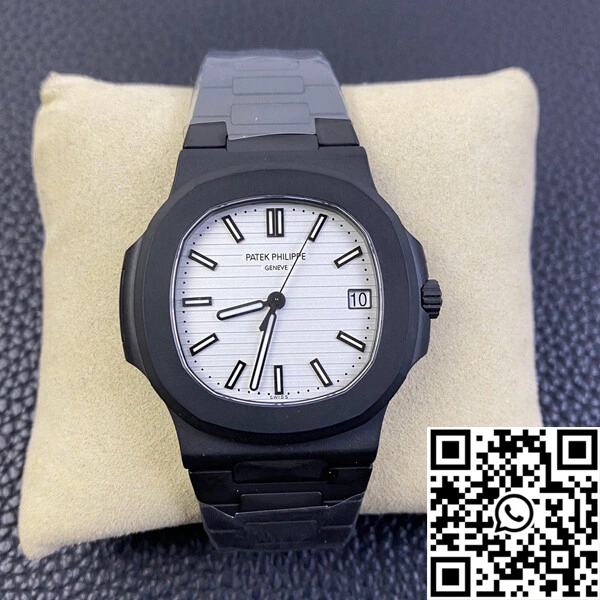 Unisex Patek Philippe Nautilus PPF Factory V4 DCL Version White Dial 573