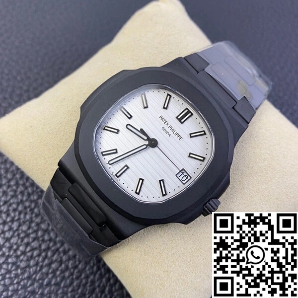 Unisex Patek Philippe Nautilus PPF Factory V4 DCL Version White Dial 573