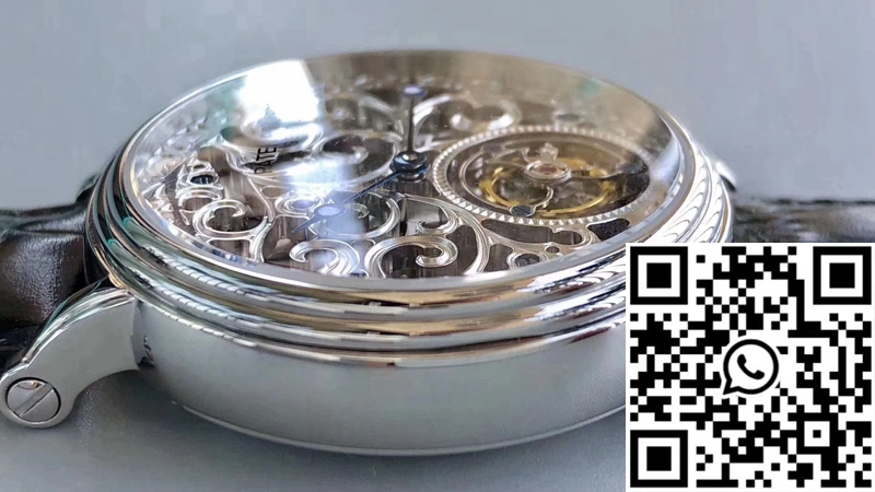 Patek Philippe Tourbillon 316L Stainless Steel Skeleton Dial Bright 611