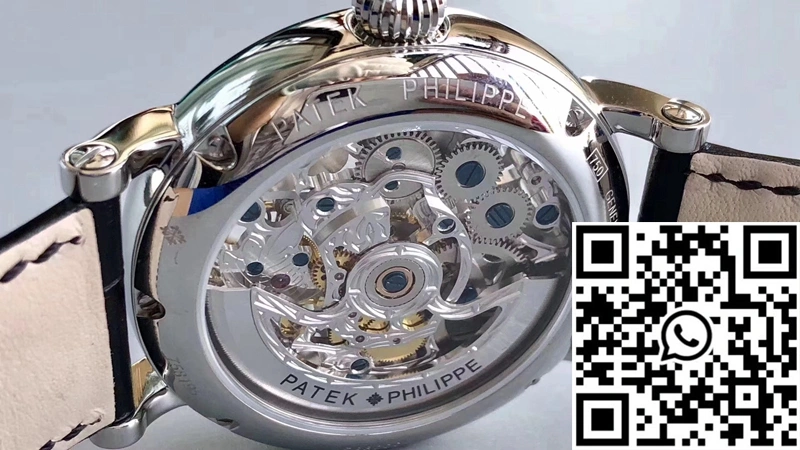 Patek Philippe Tourbillon 316L Stainless Steel Skeleton Dial Bright 611