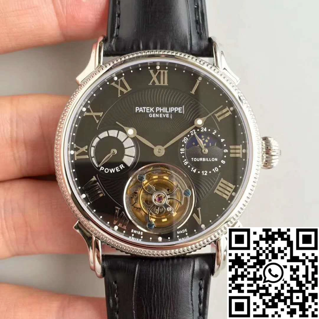 Patek Philippe Tourbillon Moonphase Black Dial Neat 617