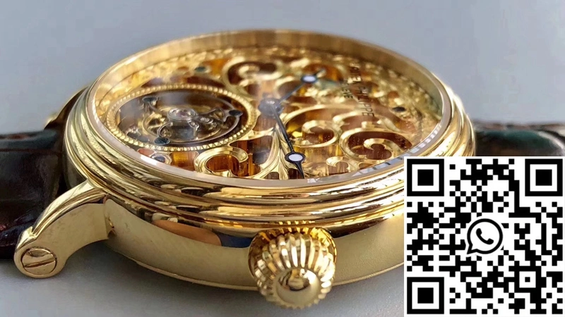 Patek Philippe Tourbillon Yellow Gold Skeleton Dial Unisex 616