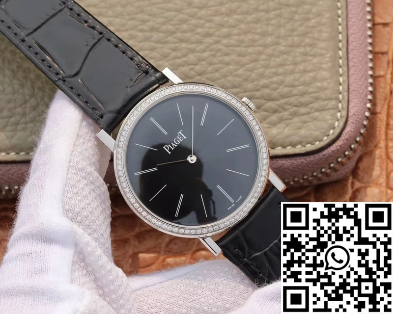 WrinkleFree Piaget Altiplano Mecanique P10584 G0A29113 MKS Factory White Gold Diamond Bezel 2296