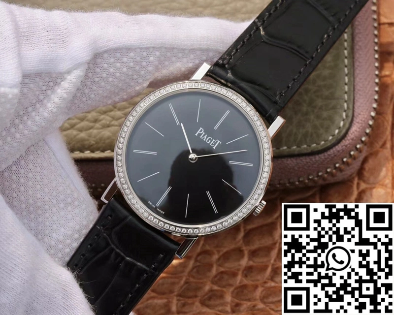 WrinkleFree Piaget Altiplano Mecanique P10584 G0A29113 MKS Factory White Gold Diamond Bezel 2296