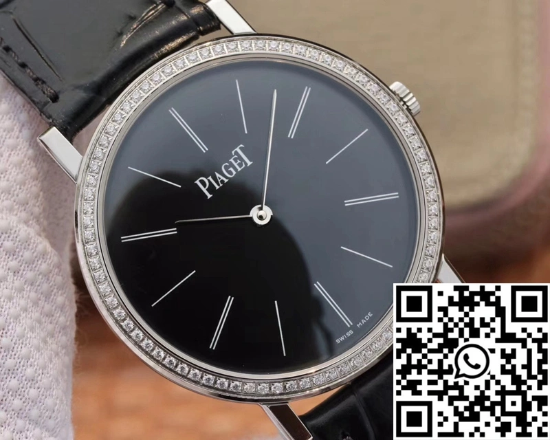 WrinkleFree Piaget Altiplano Mecanique P10584 G0A29113 MKS Factory White Gold Diamond Bezel 2296