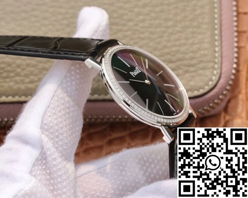 WrinkleFree Piaget Altiplano Mecanique P10584 G0A29113 MKS Factory White Gold Diamond Bezel 2296