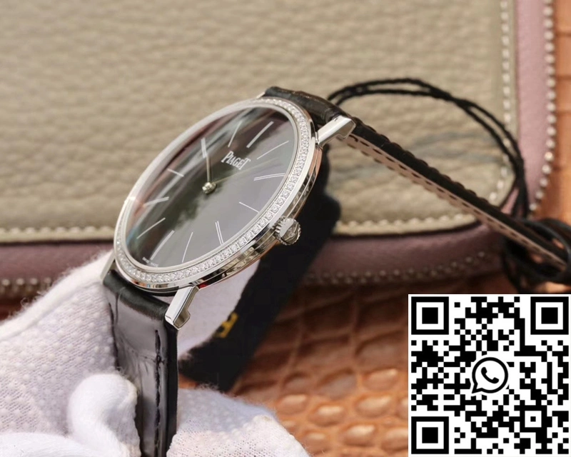 WrinkleFree Piaget Altiplano Mecanique P10584 G0A29113 MKS Factory White Gold Diamond Bezel 2296