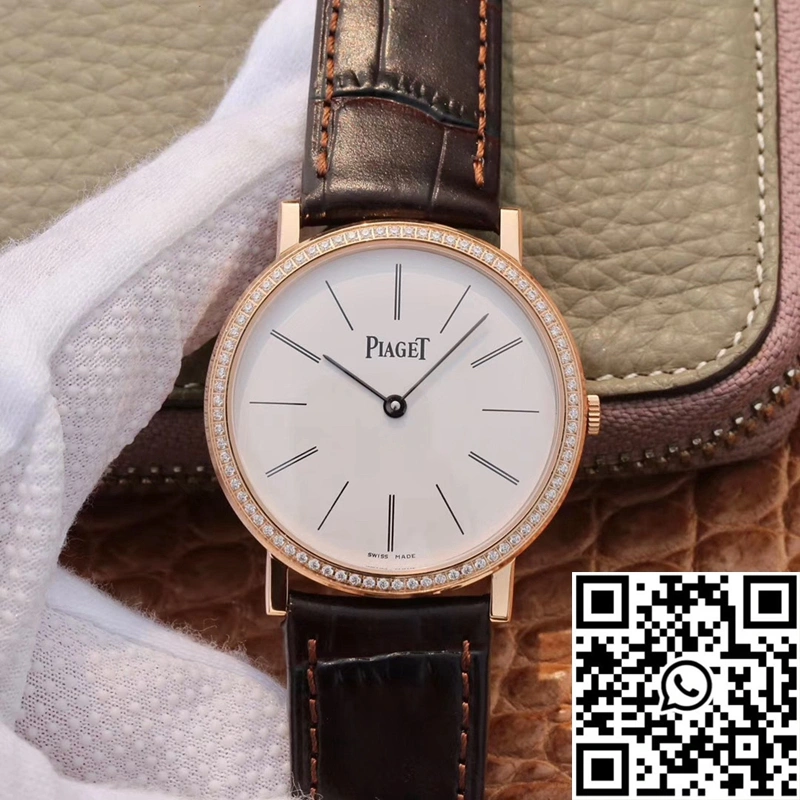 Durable Piaget Altiplano Mecanique P10584 G0A36125 MKS Factory Rose Gold Diamond Bezel 2301