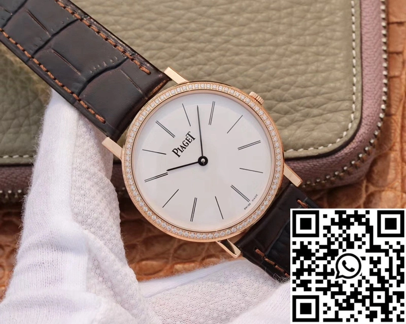 Durable Piaget Altiplano Mecanique P10584 G0A36125 MKS Factory Rose Gold Diamond Bezel 2301