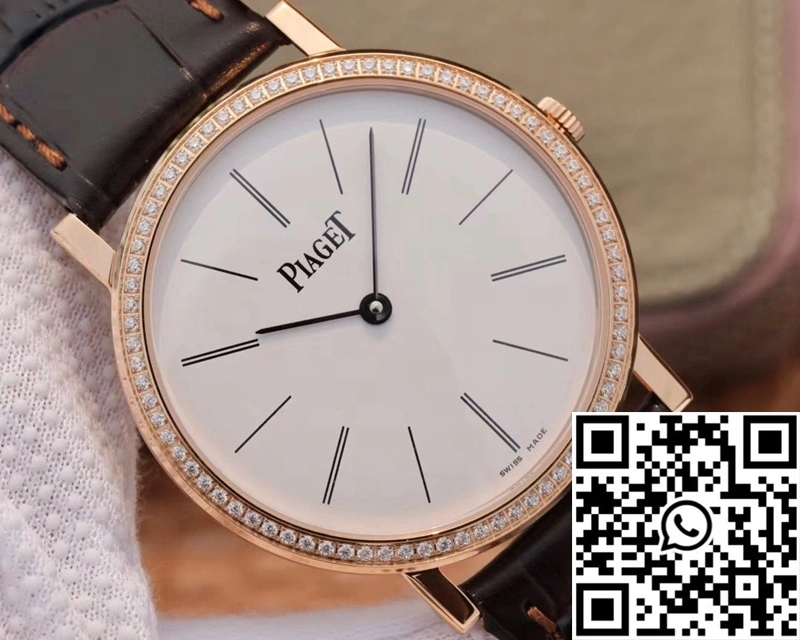 Durable Piaget Altiplano Mecanique P10584 G0A36125 MKS Factory Rose Gold Diamond Bezel 2301