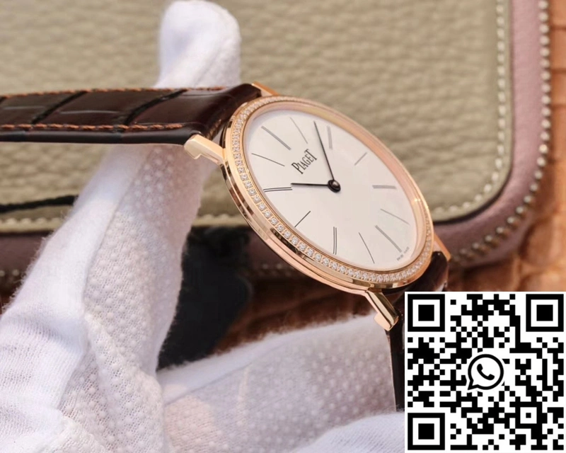 Durable Piaget Altiplano Mecanique P10584 G0A36125 MKS Factory Rose Gold Diamond Bezel 2301