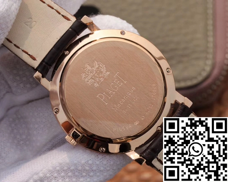 Durable Piaget Altiplano Mecanique P10584 G0A36125 MKS Factory Rose Gold Diamond Bezel 2301