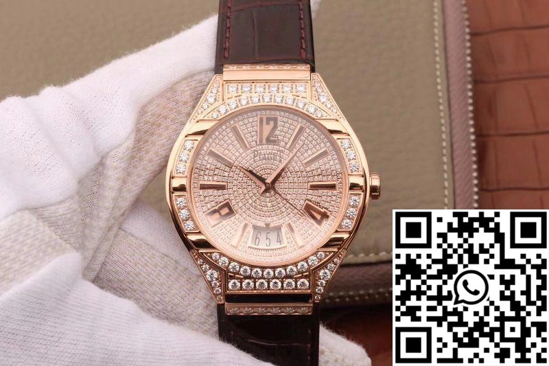 Piaget Polo MKS Factory Rose Gold Case Diamond Dial RelaxedFit 2291