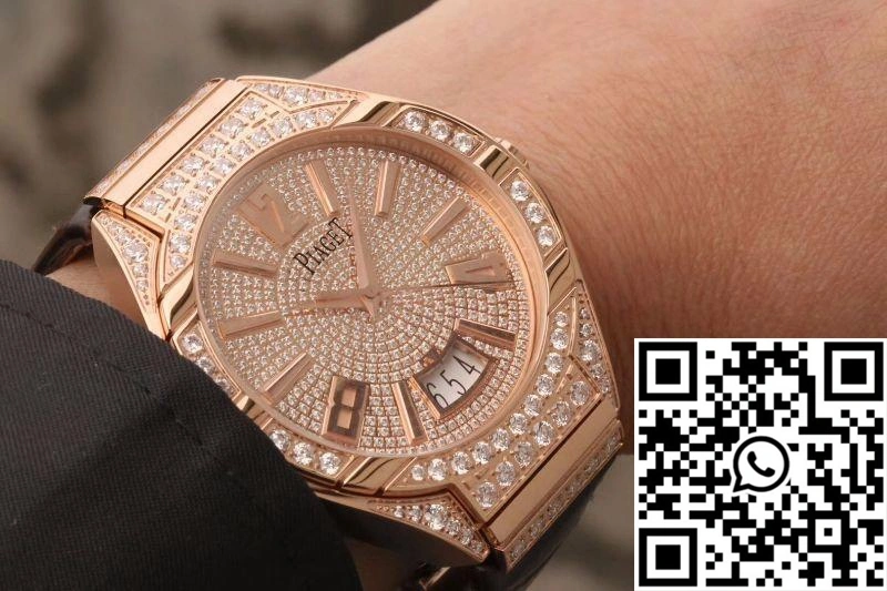 Piaget Polo MKS Factory Rose Gold Case Diamond Dial RelaxedFit 2291