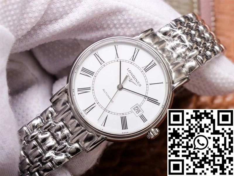 Premium RM Factory Longines Presence L4.921.4.11.6 Stainless Steel White Dial 2154