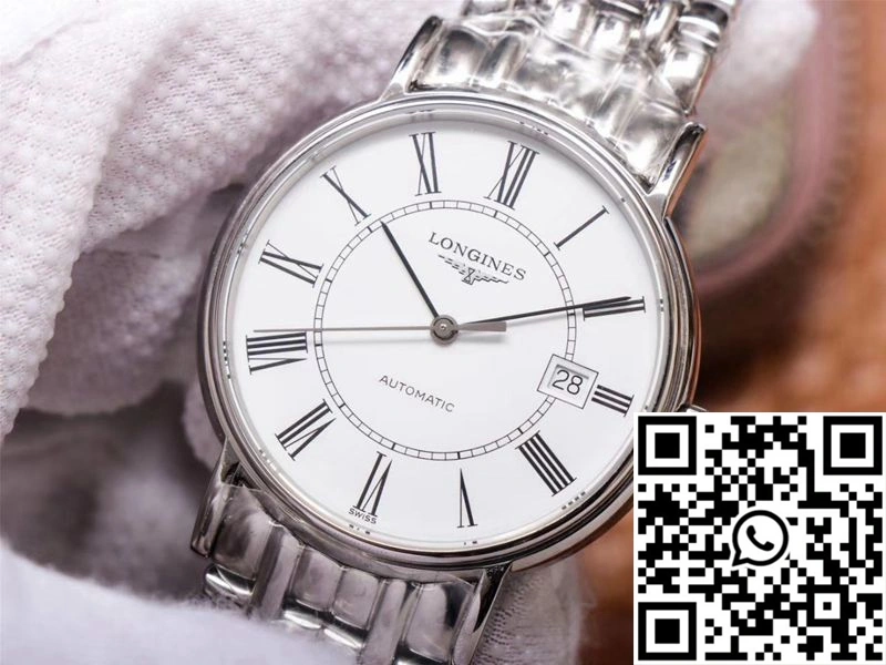 Premium RM Factory Longines Presence L4.921.4.11.6 Stainless Steel White Dial 2154