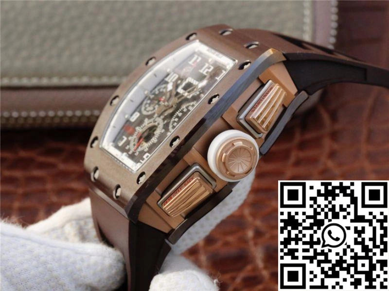 Richard Mille Chronograph RM011 KV Factory Brown Crystal Dial EasyMatch 2315