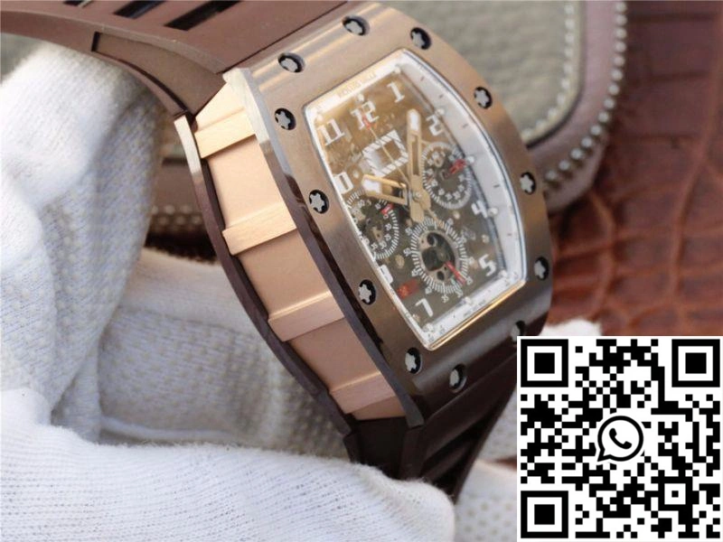 Richard Mille Chronograph RM011 KV Factory Brown Crystal Dial EasyMatch 2315