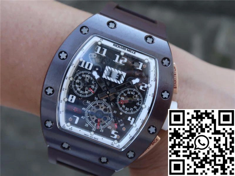 Richard Mille Chronograph RM011 KV Factory Brown Crystal Dial EasyMatch 2315