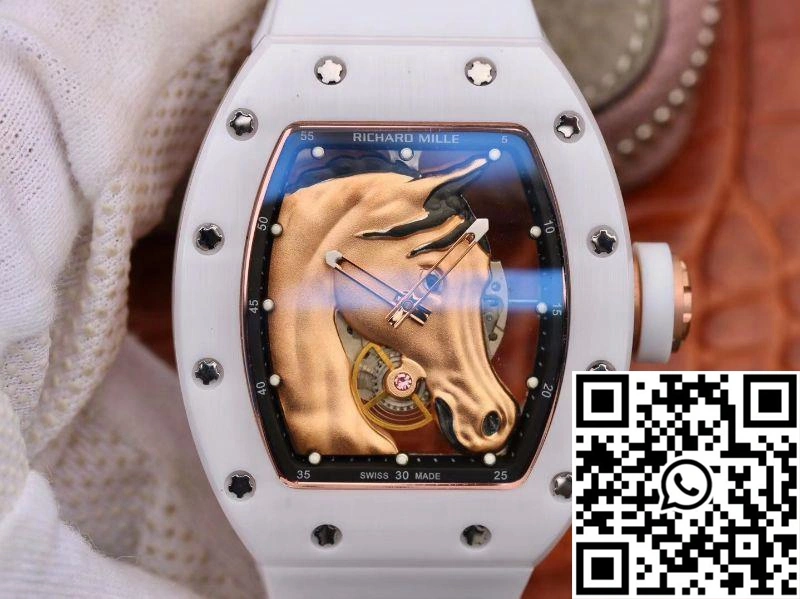 Richard Mille Polo Club Saint Tropez RM52-02 KV Factory Gold Horse Head Skeleton Dial GoAnywhere 2386