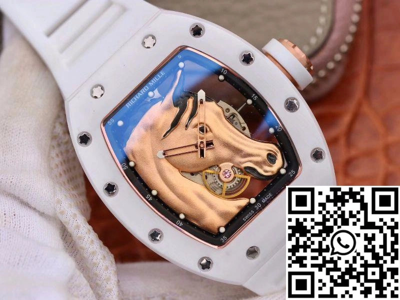 Richard Mille Polo Club Saint Tropez RM52-02 KV Factory Gold Horse Head Skeleton Dial GoAnywhere 2386