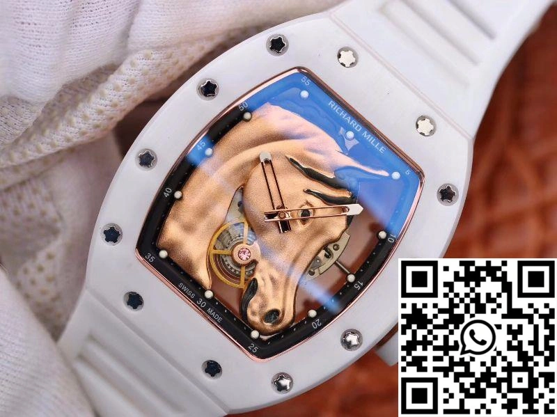 Richard Mille Polo Club Saint Tropez RM52-02 KV Factory Gold Horse Head Skeleton Dial GoAnywhere 2386