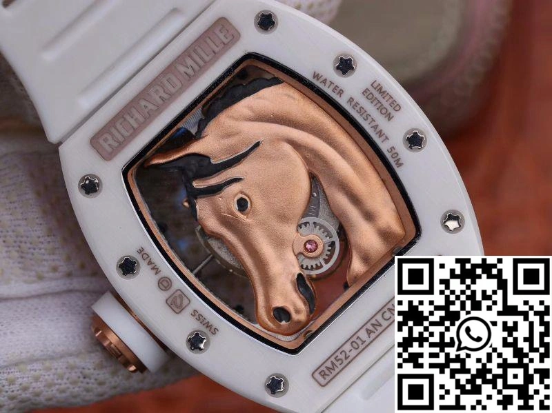 Richard Mille Polo Club Saint Tropez RM52-02 KV Factory Gold Horse Head Skeleton Dial GoAnywhere 2386