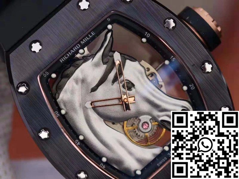 SmartChoice Richard Mille Polo Club Saint Tropez RM52-02 KV Factory White Horse Head Skeleton Dial 2394