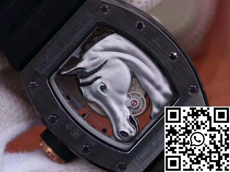 SmartChoice Richard Mille Polo Club Saint Tropez RM52-02 KV Factory White Horse Head Skeleton Dial 2394