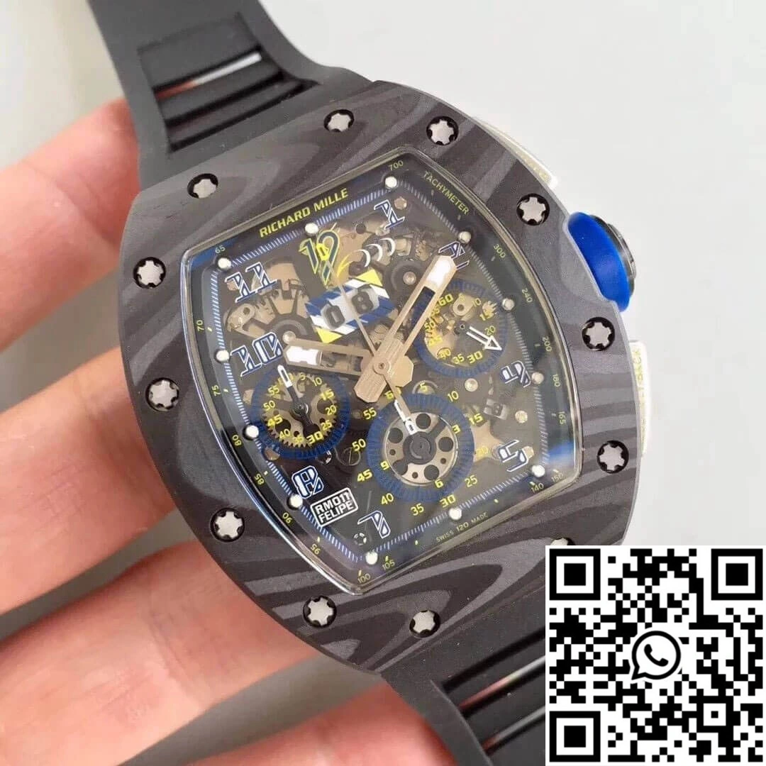 Richard Mille RM-011 KV Factory Carbon Fiber Case Lightweight 2329