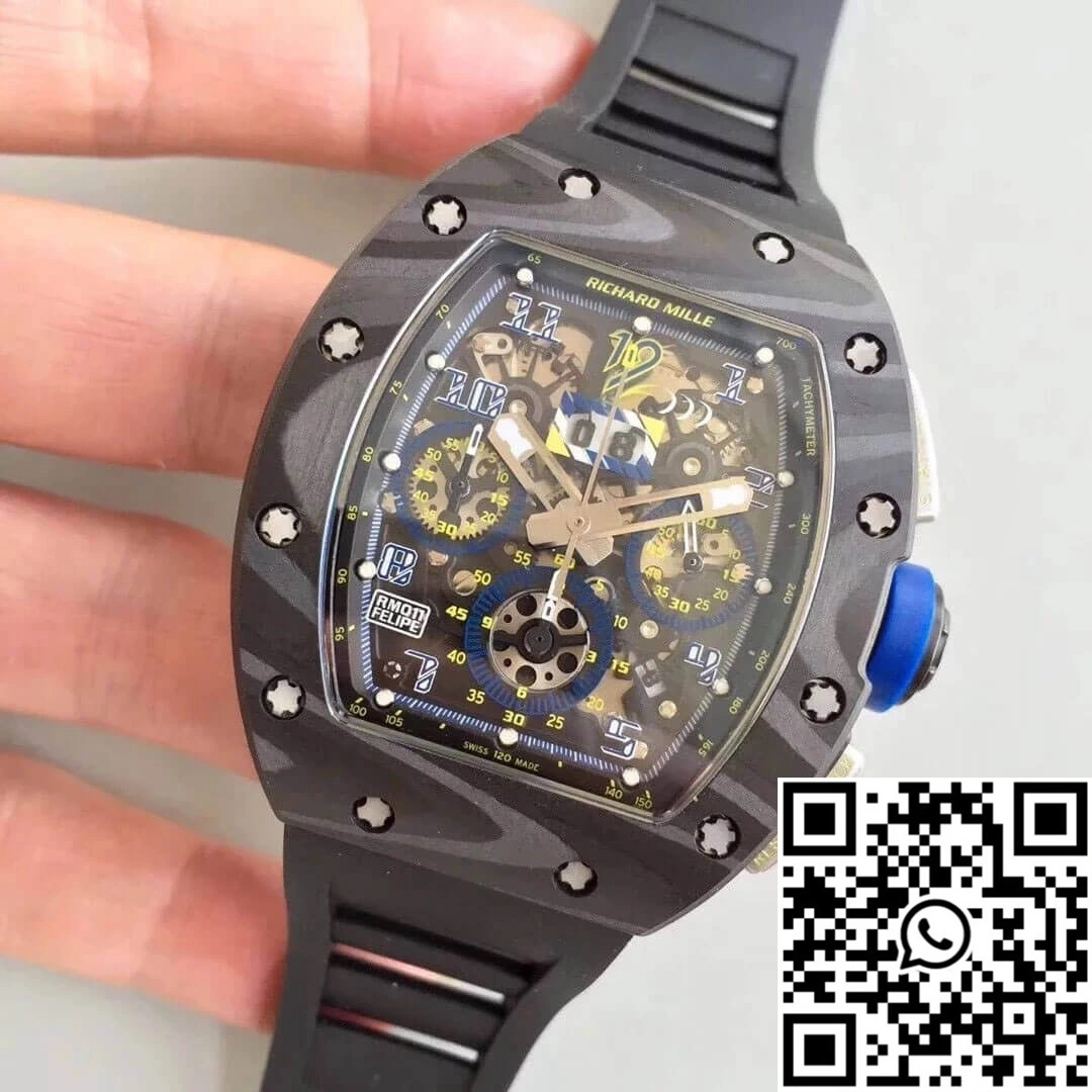 Richard Mille RM-011 KV Factory Carbon Fiber Case Lightweight 2329