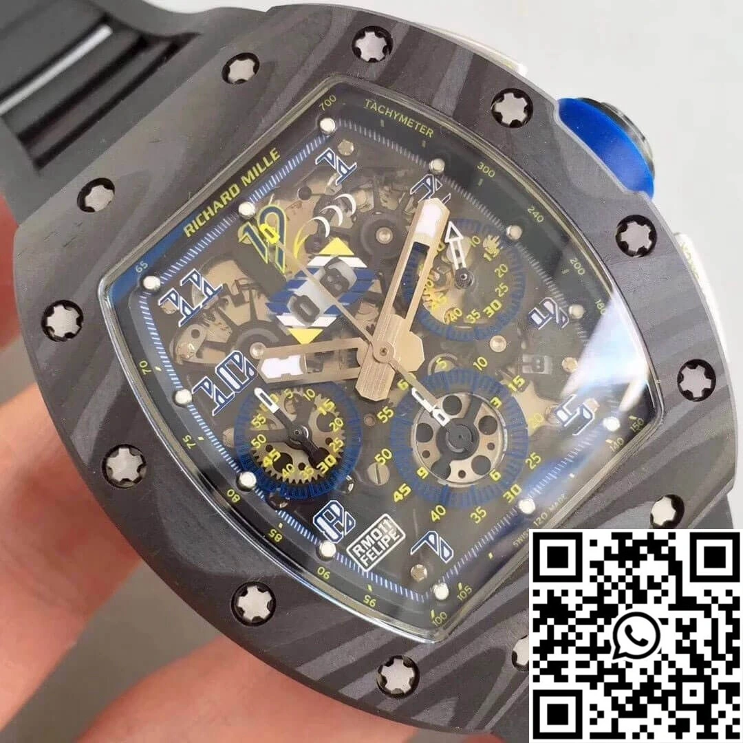 Richard Mille RM-011 KV Factory Carbon Fiber Case Lightweight 2329