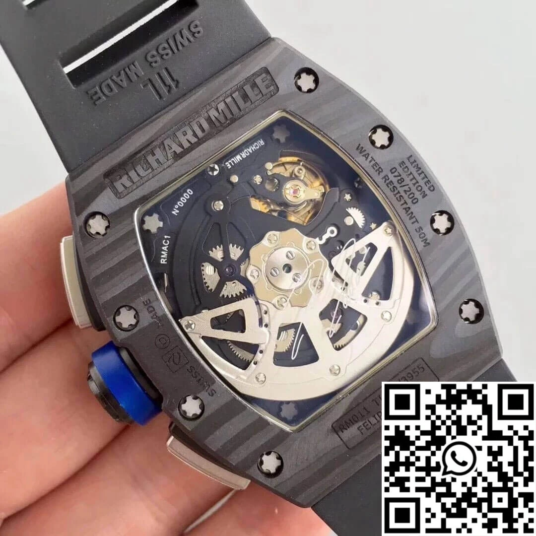 Richard Mille RM-011 KV Factory Carbon Fiber Case Lightweight 2329