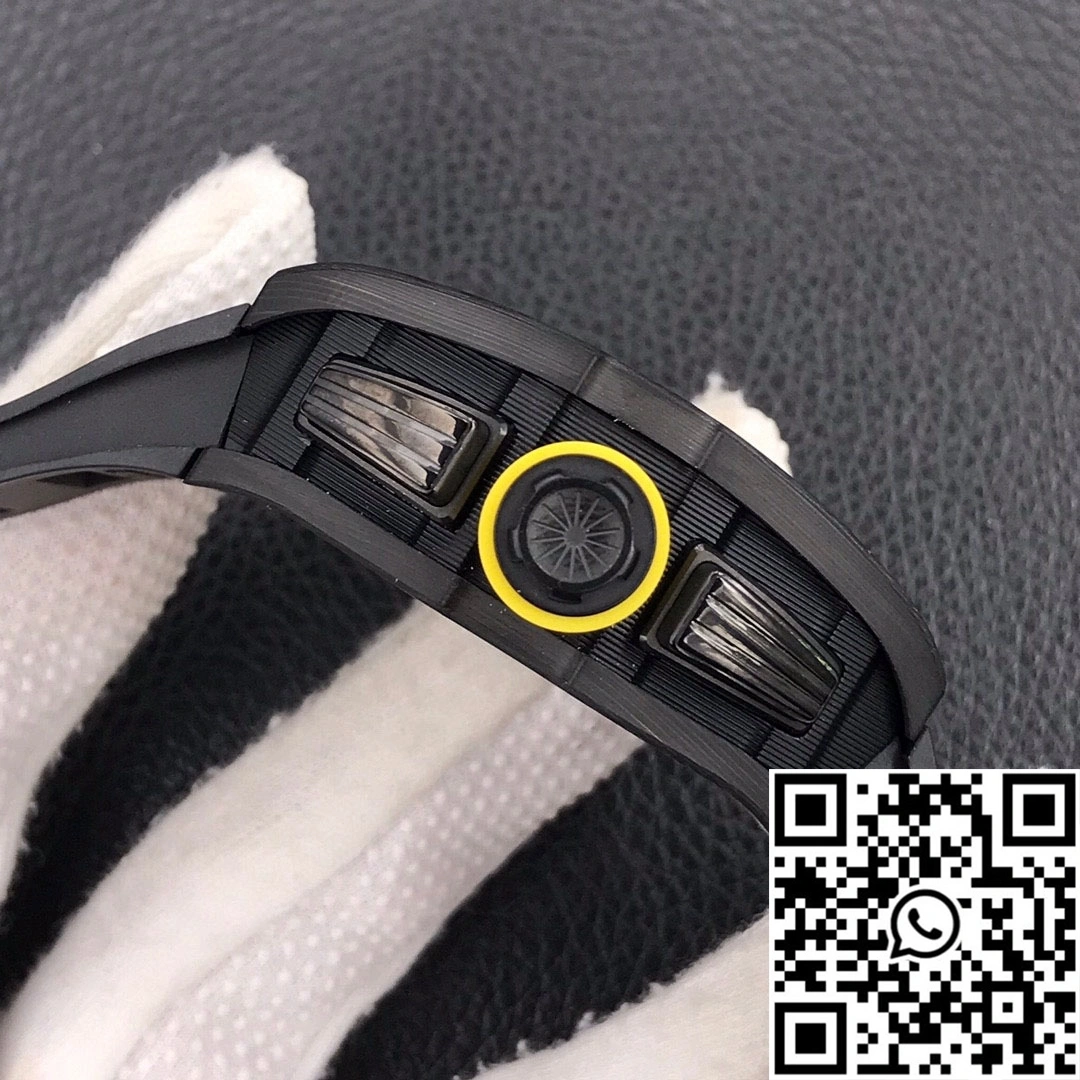 Richard Mille RM-011 KV Factory Forged Carbon Black Strap TechFriendly 2322