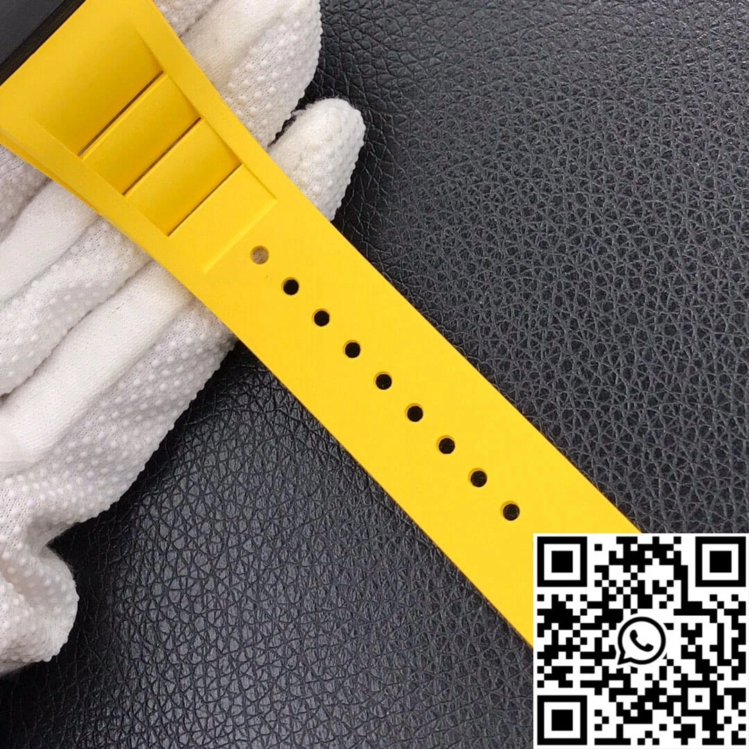 Richard Mille RM-011 KV Factory Forged Carbon Yellow Strap Flexible 2310