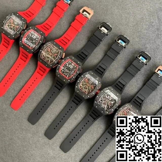 Richard Mille RM-011 KV Factory V2 Forged Carbon Case Rubber Strap ModernLook 2326